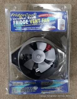3 Way Fridge Fan 12 Volt Caravan Fridge Vent Fan Valterra Auto On Off With Temp