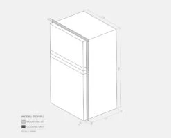 BUSHMAN DC190L (White) Caravan Fridge - 12V / 24V - DISCONTINUED -Home Appliance Parts Store BUSHMAN DC190L White Caravan Fridge 12V 24V Bushman 1621237816