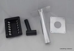 Black Vent Flue Kit For 3 Way Fridge Dometic Caravan Fridge