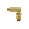Brass Gas Fitting Male POL X 3-8 Left Hand Thread Male 90 Degree Adaptor -Home Appliance Parts Store Brass Gas Fitting Male POL x 3 8 Left Hand Thread Male 90 degree Adaptor Gas Components 1639562603
