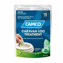 CAMCO Caravan Loo Treatment - Fresh Scent Drop Ins - 15 Per Bag Toilet Additive