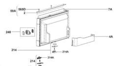 Dometic Freezer Door Shelf Suits Model RM7851 - No Longer Available -Home Appliance Parts Store Dometic RM7851 Freezer Door Shelf Dometic 1616412799