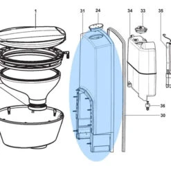 Dometic HOUSING For REAR WALL Of CTS3110 CTS4110
