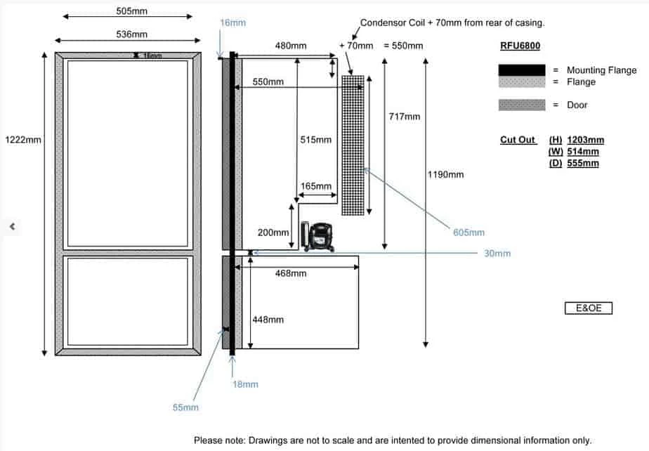 Nova Kool RFU6809 DC 173 Litre Upright Fridge Freezer 9 Nova Kool RFU6809 DC 173 Litre Upright Fridge Freezer - Image 7