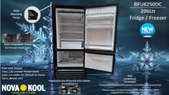 Nova Kool RFU8250 DC 206 Litre Upright Fridge Freezer - Replacement For RFU8220 -Home Appliance Parts Store Nova Kool RFU8220 DC 206 Litre Upright Fridge Freezer no longer available NovaKool 1639348058
