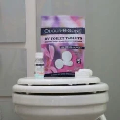 Odour B Gone Toilet Tablets, Toilet Additive, Toilet Chemical For Caravans 20 Tablets