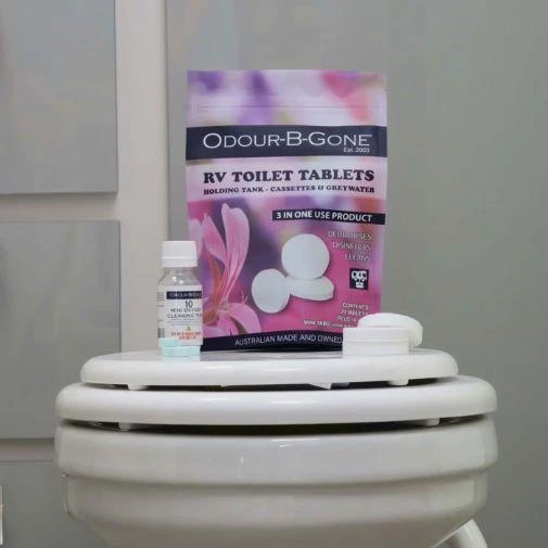 Odour B Gone Toilet Tablets, Toilet Additive, Toilet Chemical For Caravans 20 Tablets 3 Odour B Gone Toilet Tablets, Toilet Additive, Toilet Chemical For Caravans 20 Tablets