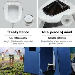 Outdoor Portable Folding Camping Toilet - Free Shipping -Home Appliance Parts Store Outdoor Portable Folding Camping Toilet Everything Caravans 1624192886