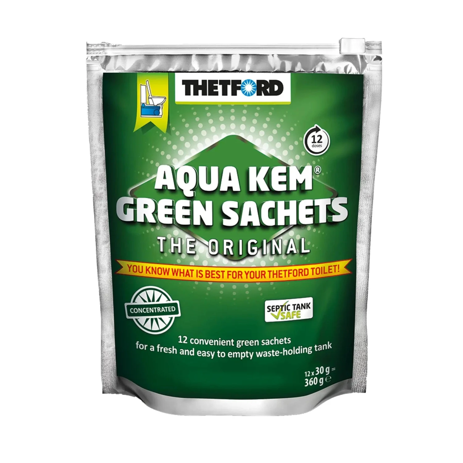 Thetford AQUA KEM GREEN SACHETS – 12PK 3 Thetford AQUA KEM GREEN SACHETS – 12PK