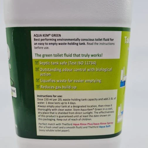 Thetford Aqua Kem Green Premium 2L Bottle 6 Thetford Aqua Kem Green Premium 2L Bottle - Image 4