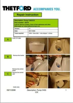 Thetford SC200 C2 C400 C200 Cassette Toilet Water Pump Caravan Motorhome Toilet -Home Appliance Parts Store Thetford SC200 C2 C400 C200 Cassette Toilet Water Pump Caravan Motorhome Toilet Thetford 1600858898