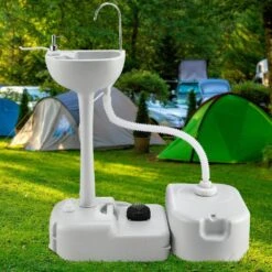 Portable Camp Wash Basin 43L With Grey Water Storage - Free Shipping -Home Appliance Parts Store Weisshorn Portable Camping Wash Basin 43L Everything Caravans 1624192874